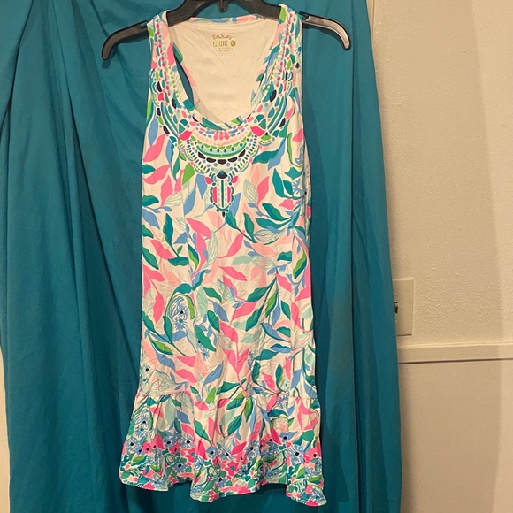 Lilly Pulitzer Dresses & Skirts - Lilly Pulitzer Luxletic Top in Blue and Pink